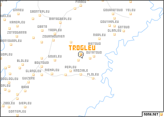 map of Trogleu