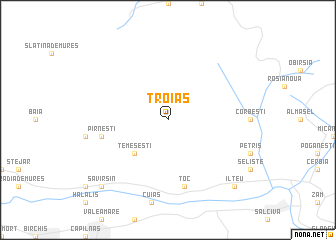 map of Troiaş