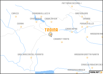 map of Troina