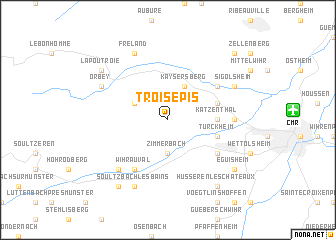 map of Trois-Épis