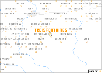 map of Trois-Fontaines