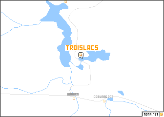 map of Trois-Lacs