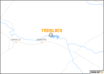 map of Trois-Lacs