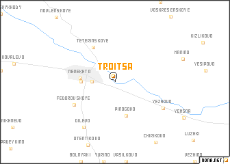 map of Troitsa