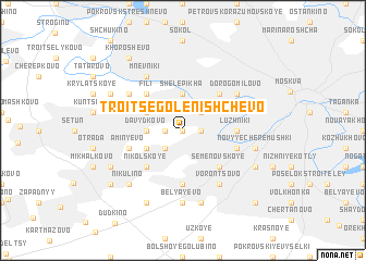 map of Troitse-Golenishchevo