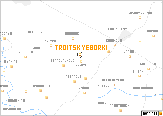 map of Troitskiye Borki