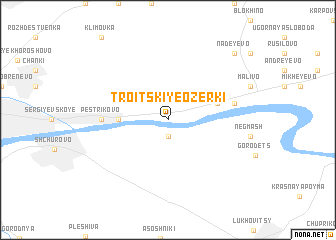 map of Troitskiye Ozerki