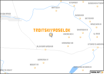 map of Troitskiy Posëlok