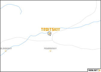 map of Troitskiy