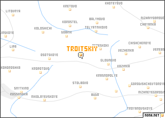 map of Troitskiy