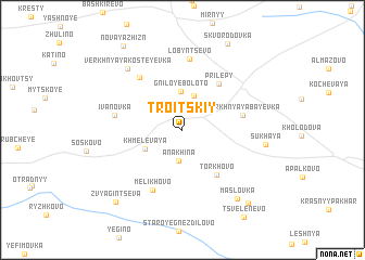 map of Troitskiy