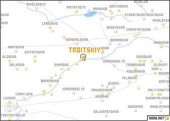 map of Troitskiy