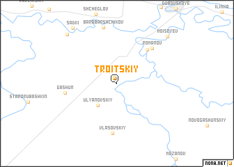 map of Troitskiy