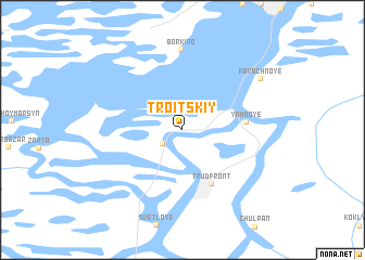 map of Troitskiy