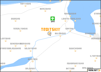 map of Troitskiy