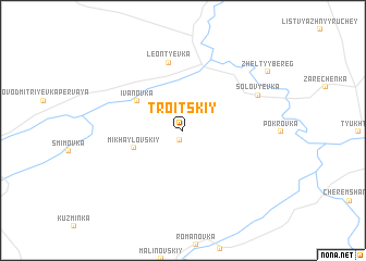 map of (( Troitskiy ))