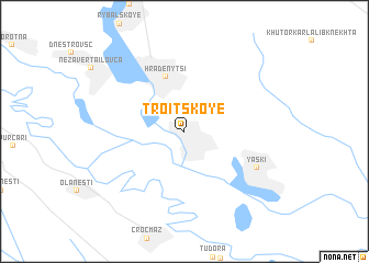 map of Troitskoye