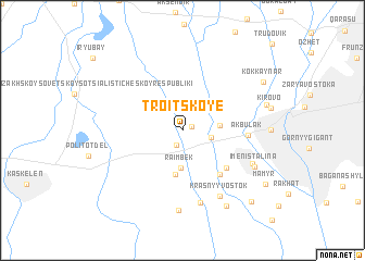 map of (( Troitskoye ))