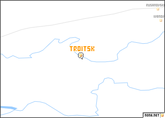 map of Troitsk