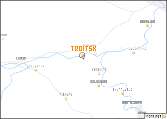 map of Troitsk