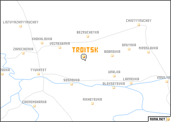 map of Troitsk