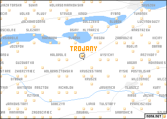 map of Trojany