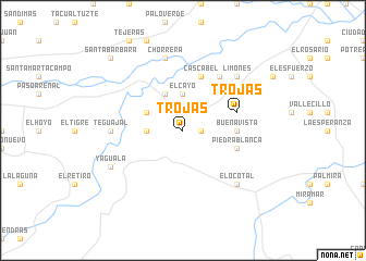 map of Trojas