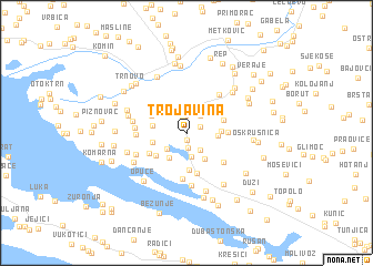 map of Trojavina