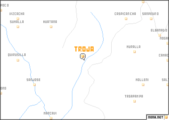 map of Troja