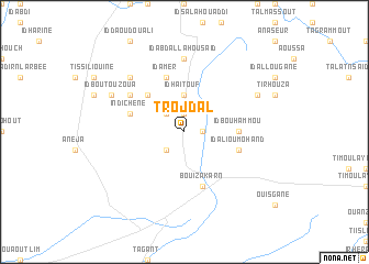 map of Trojdal