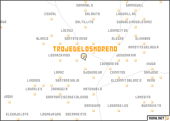 map of Troje de los Moreno