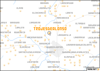 map of Trojes de Alonso