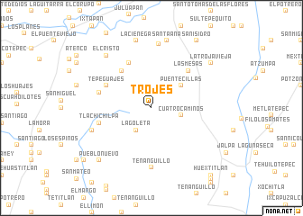 map of Trojes