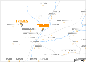 map of Trojes