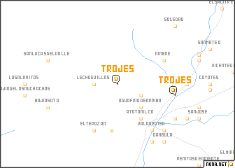 map of Trojes