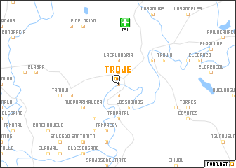 map of Troje