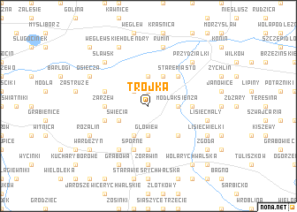 map of Trójka