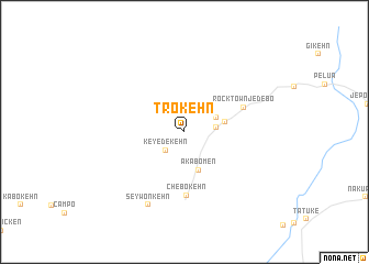 map of Trokehn