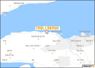 map of Trolla Bruk