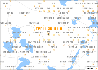 map of Trollakulla