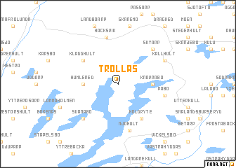 map of Trollås