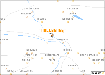 map of Trollberget