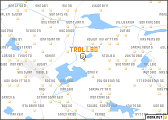 map of Trollbo
