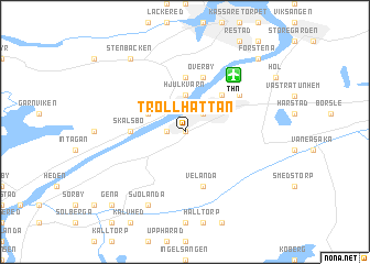 map of Trollhättan