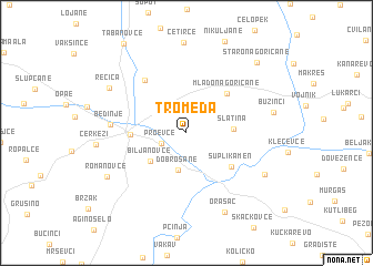 map of Tromeđa