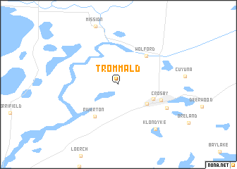 map of Trommald