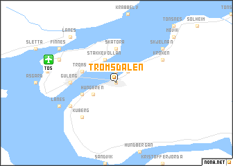 map of Tromsdalen