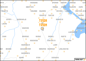 map of Trom