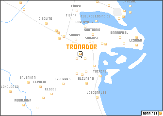 map of Tronador