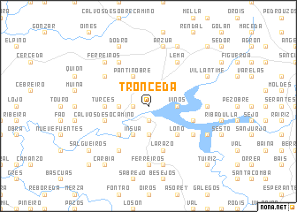 map of Tronceda